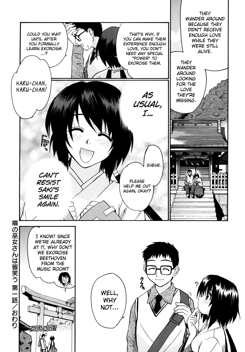 Hentai Manga Comic-Tonari no Miko-san wa Minna Warau-Chapter 1-18